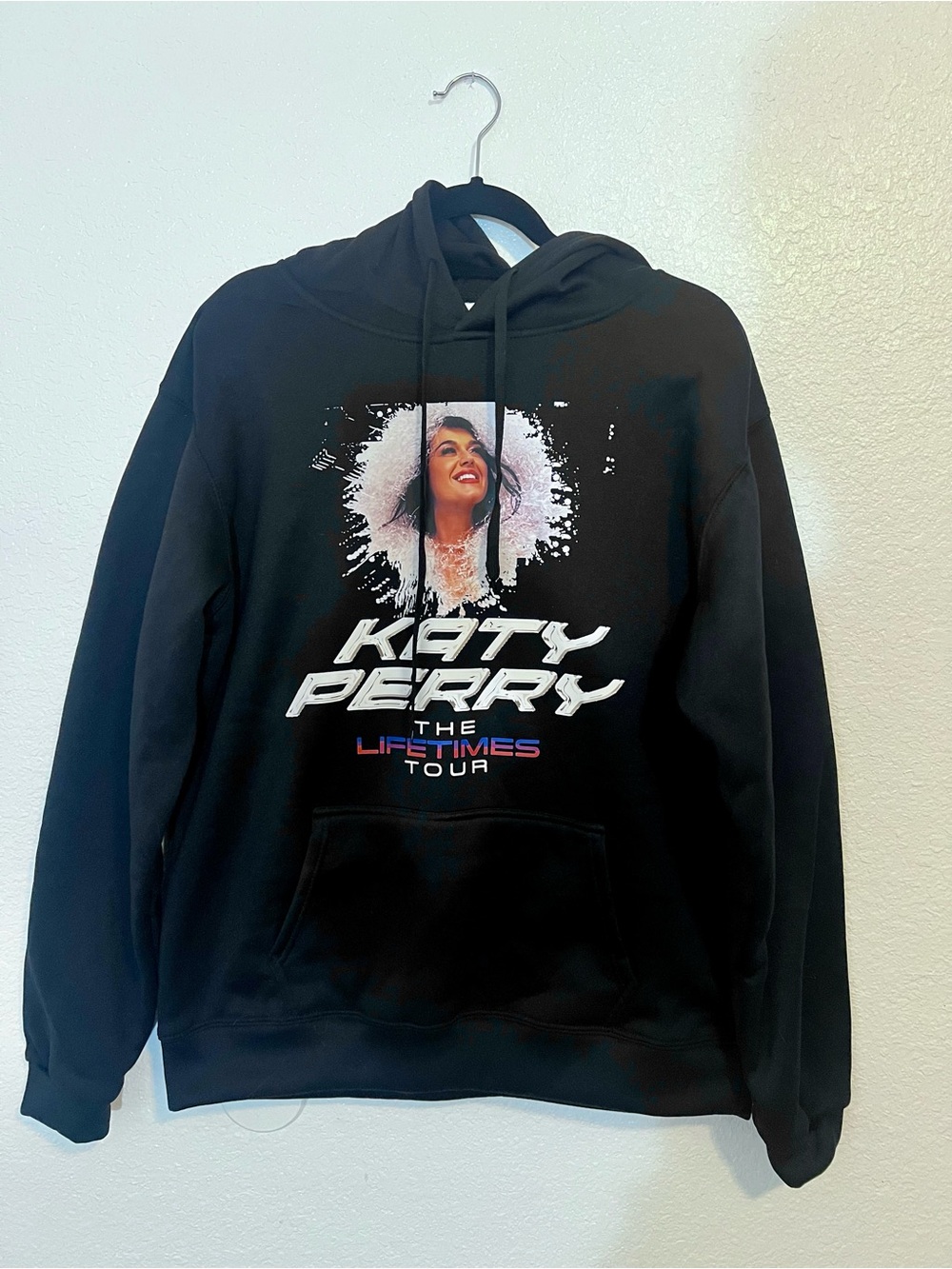 Katy Perry 2025 Lifetime Tour Black Graphic Hoodie